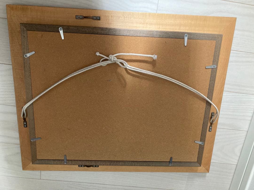 山田紀義画伯　北アルプス　白鳥　油絵　F4号