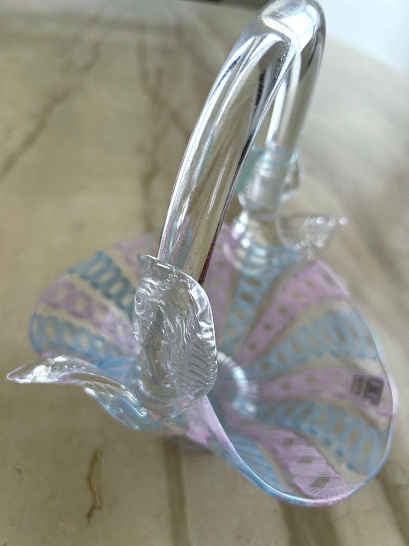 MURANO BALLARINイタリアヴェネチアンガラスレース バラリン工房新品