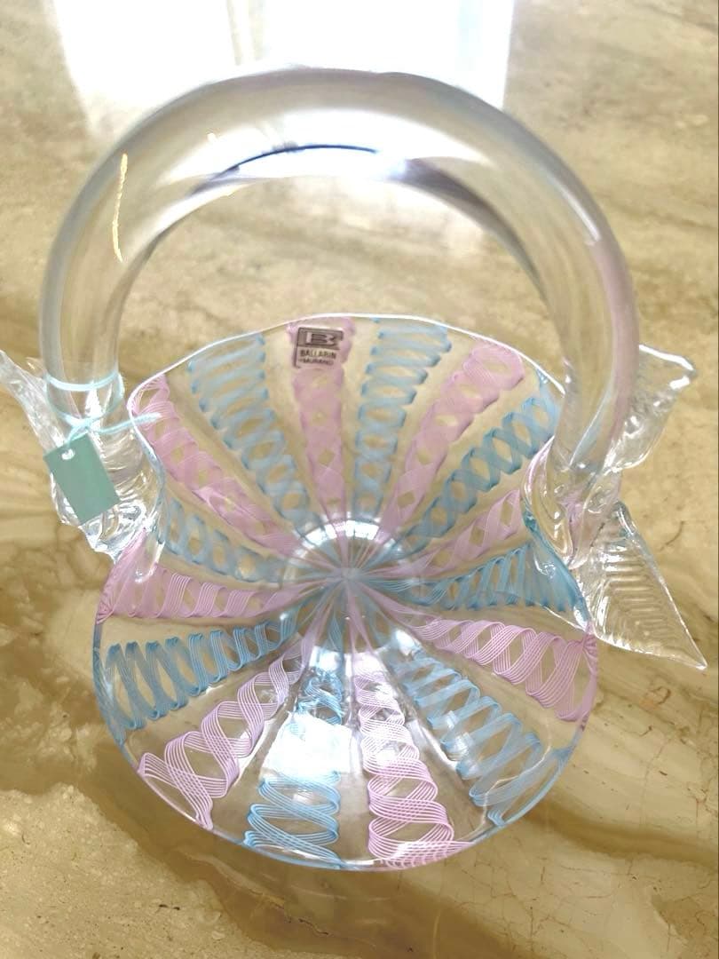 MURANO BALLARINイタリアヴェネチアンガラスレース バラリン工房新品