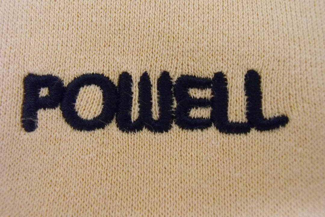 し*け様 パウエルペラルタ POWELL 爆撃機スウェットパーカー 黒タグ古着ヴ