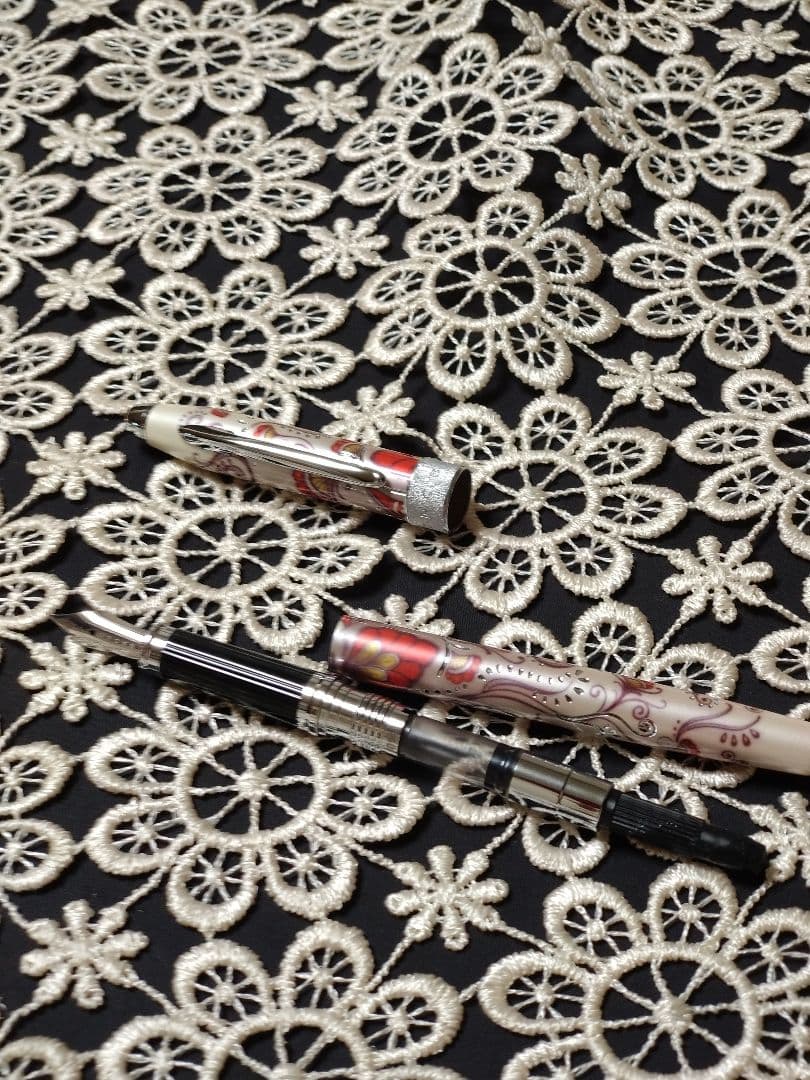 CROSS クロス万年筆 ボタニカ 赤 万年筆 細字 週末限定価格