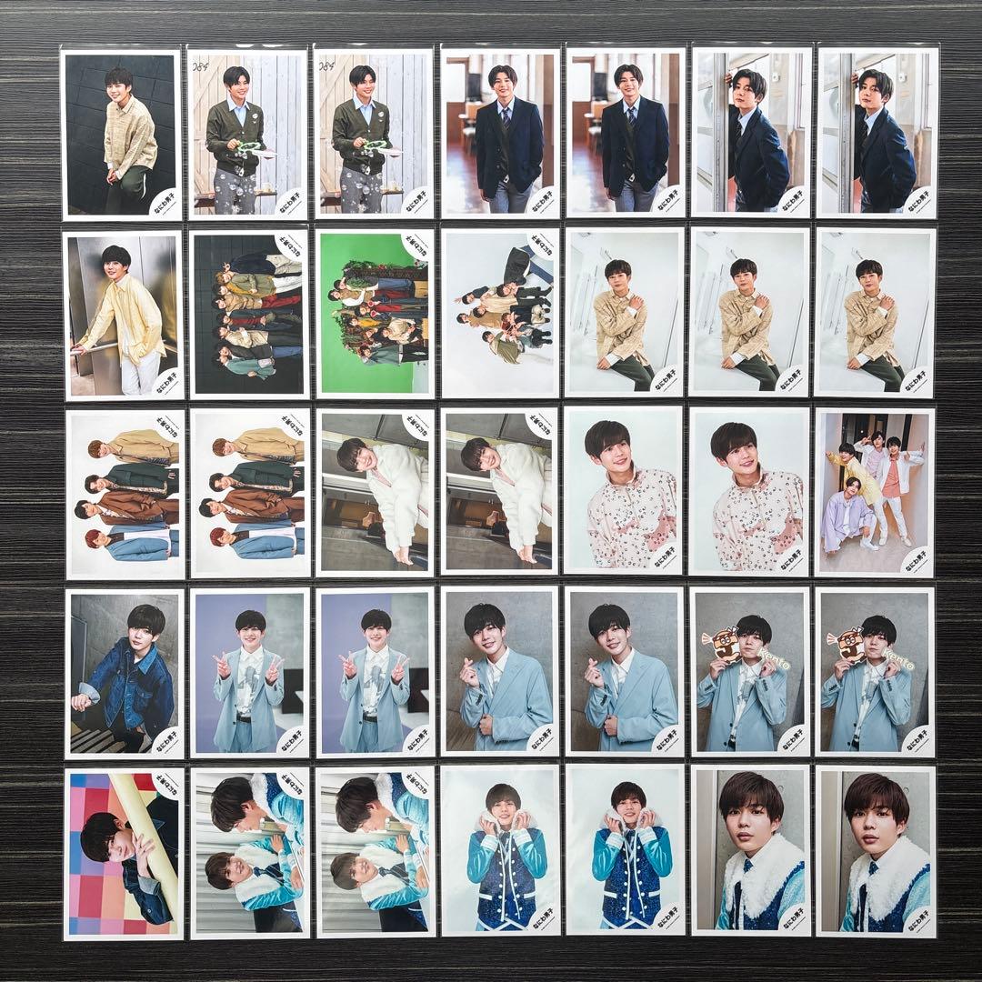 なにわ男子　公式写真　大量　長尾謙杜　アクスタ　ステッカー　セット　まとめ売り