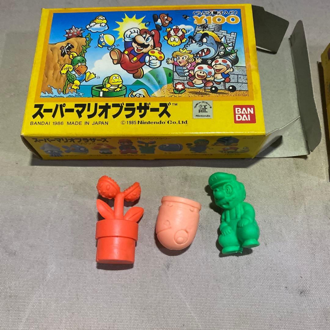 当時物 初期 食玩 スーパーマリオブラザーズ 1985年 マリオ消しゴム