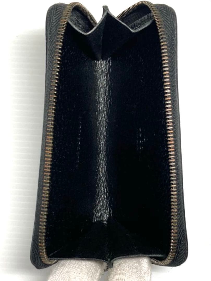 良品　GUCCI グッチ　GGキャンバス ケース　カードケース　ブラック