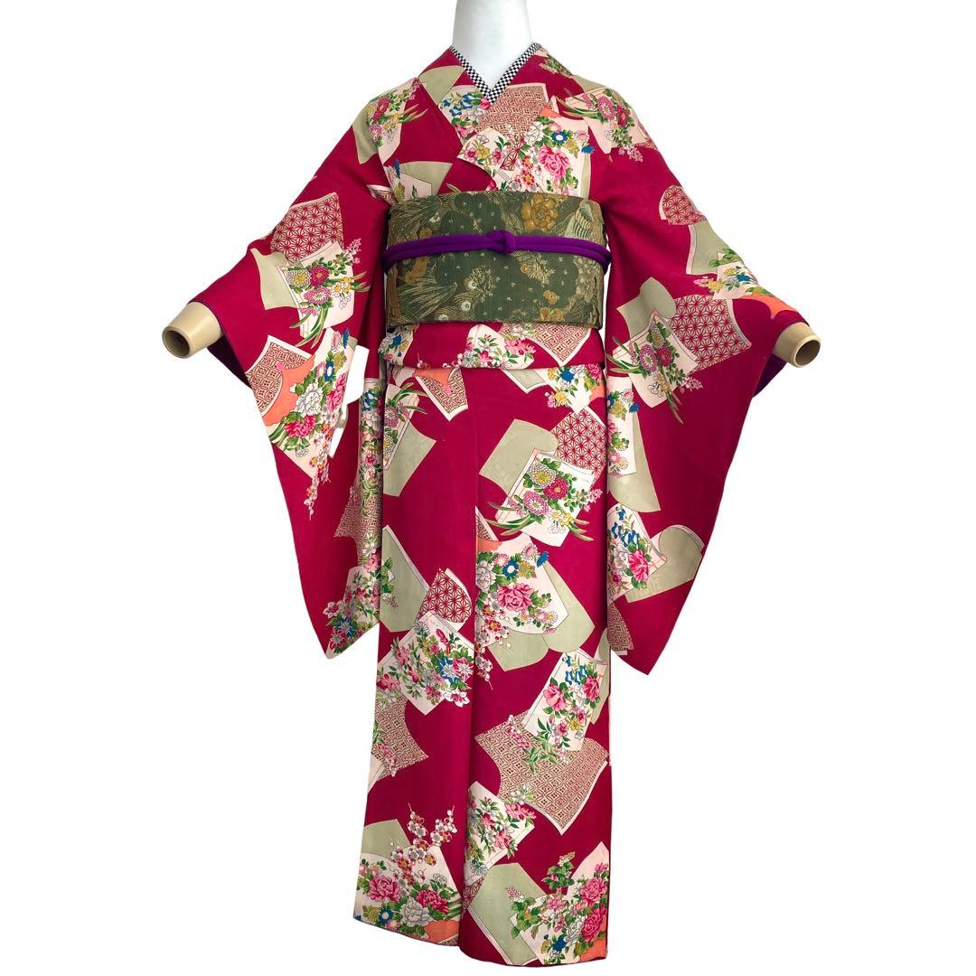 アンティーク　女の子　読本　着物　NO4