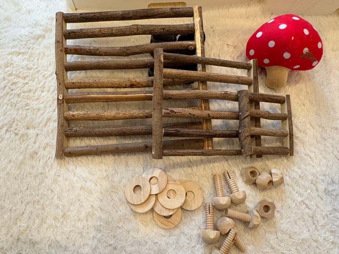 イージーホーム80 エボ ホワイト おまけ付き(かじり木(大中小)、ボール)