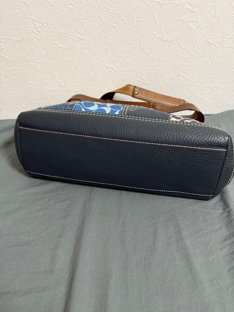 ＣＯＡＣＨ　パッチワーク　デニム　シグネチャー　ハンドバック