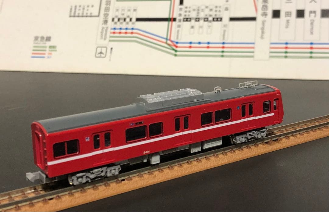 管理番号1675 京急2000形3扉車Nゲージ塗装済キット素人組立品4両