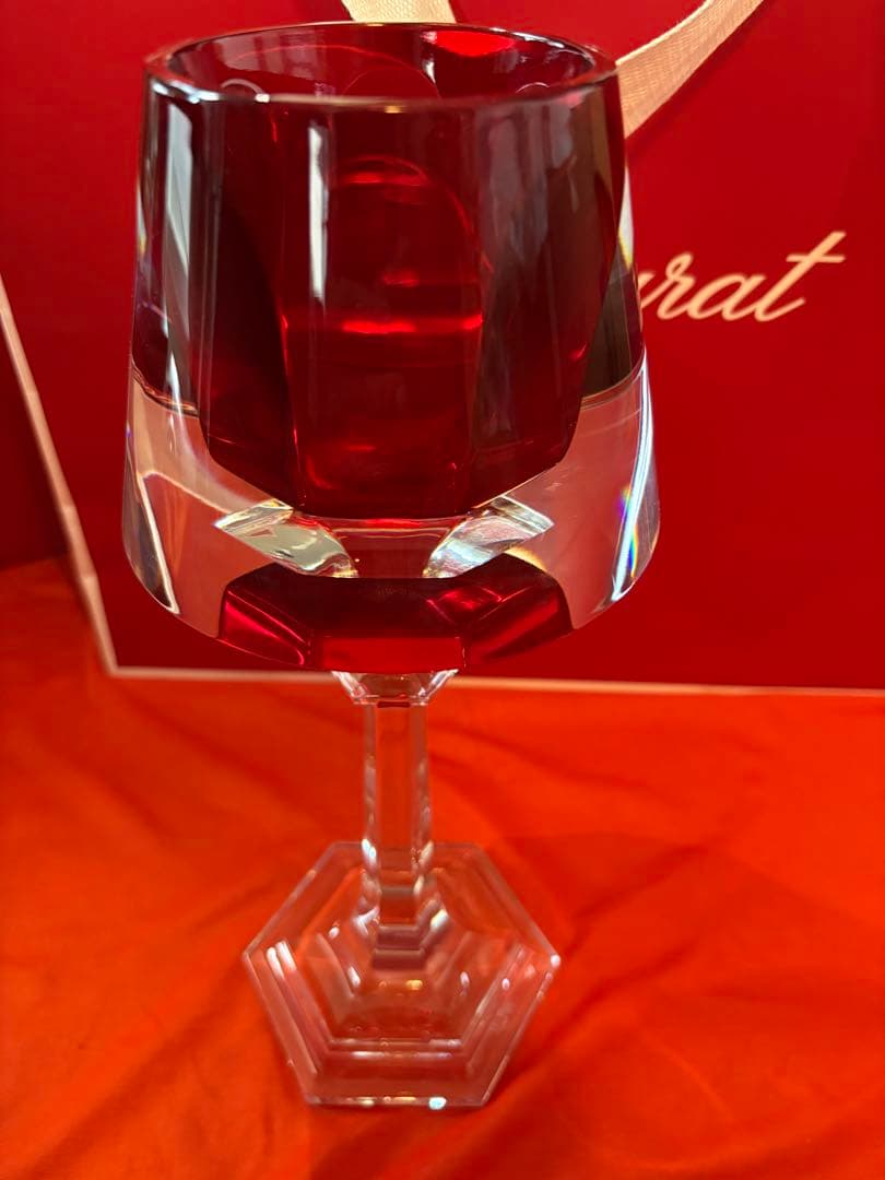 Baccarat バカラ My Fire マイファイヤー 赤色 ガラス製品