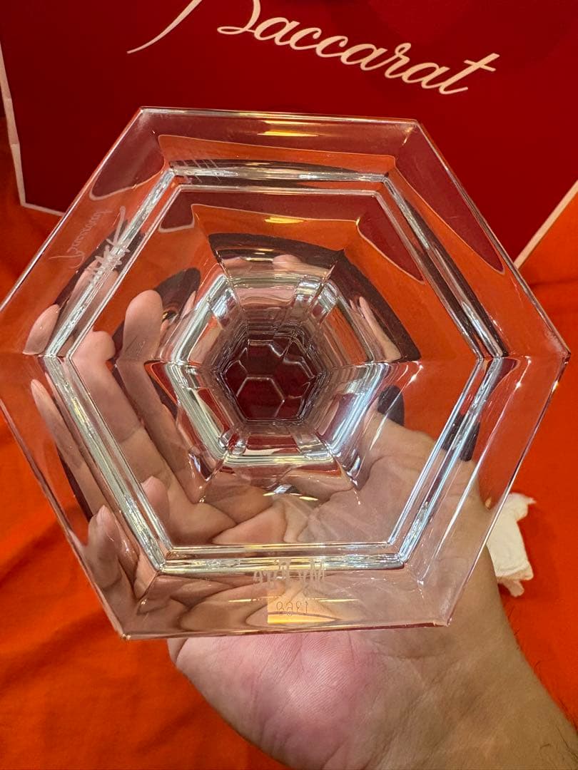 Baccarat バカラ My Fire マイファイヤー 赤色 ガラス製品