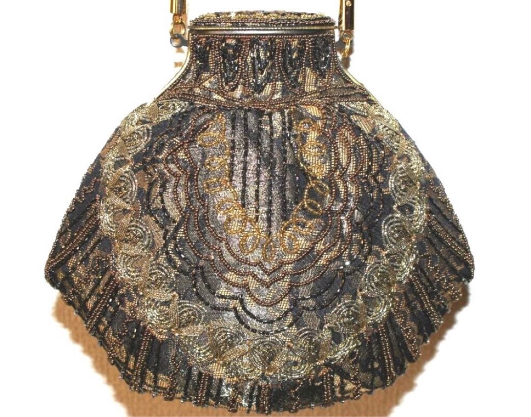 LUMYはしもと ビーズバッグパーティーバッグ ショルダー 皇室御用達 美品