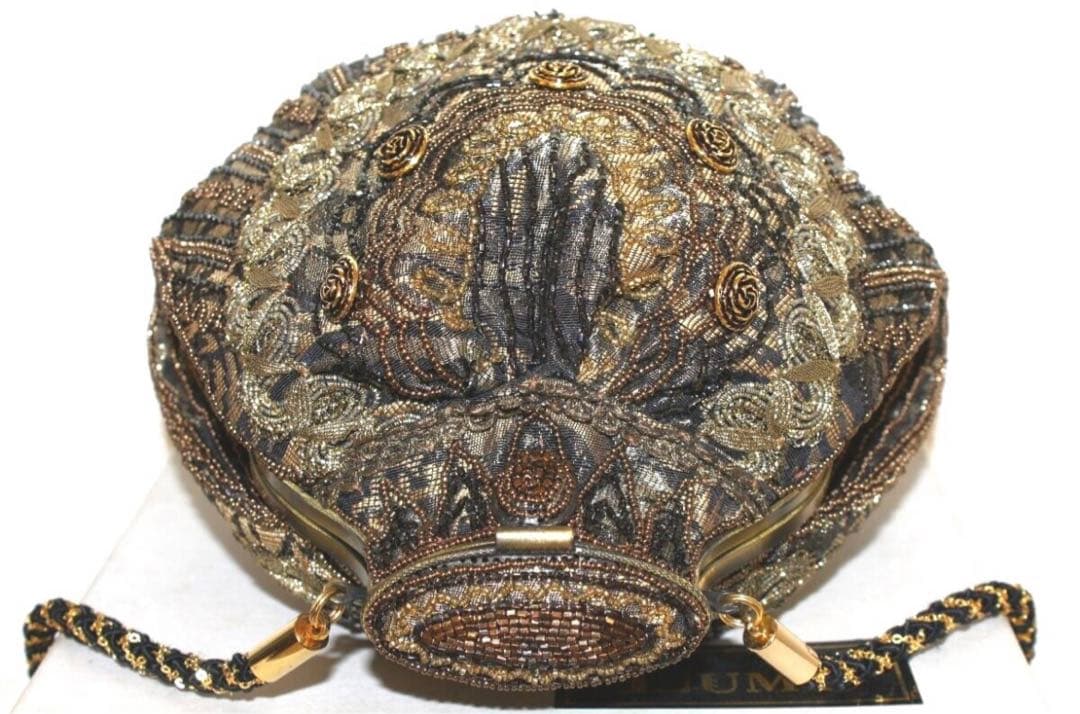 LUMYはしもと ビーズバッグパーティーバッグ ショルダー 皇室御用達 美品