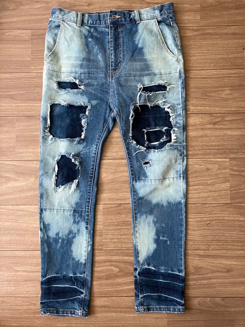 LEFLAH ロークロッチ スキニーデニム ジーンズ WANIMA KENTA