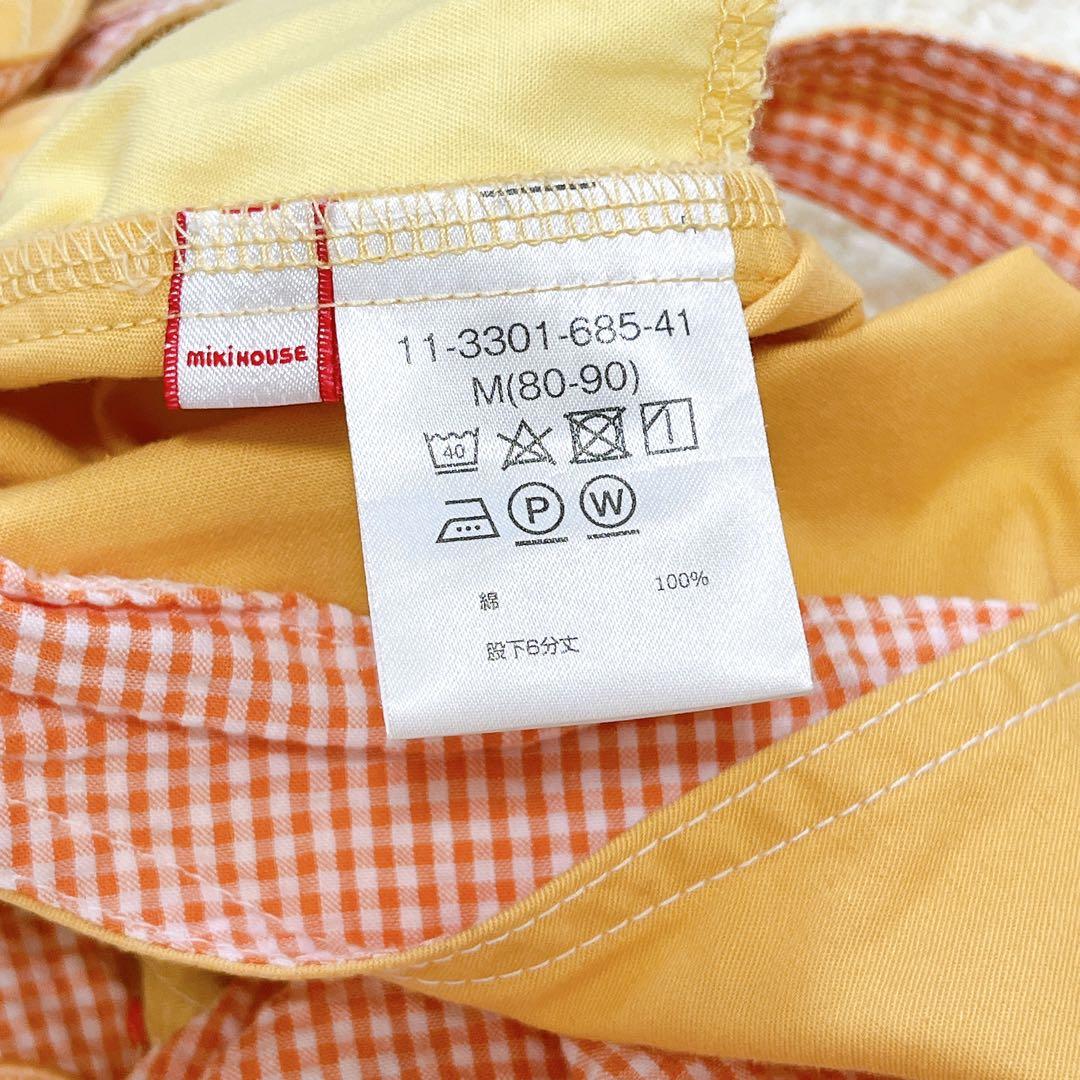 mikiHOUSE ミキハウス 半袖Tシャツ オーバーオール 帽子