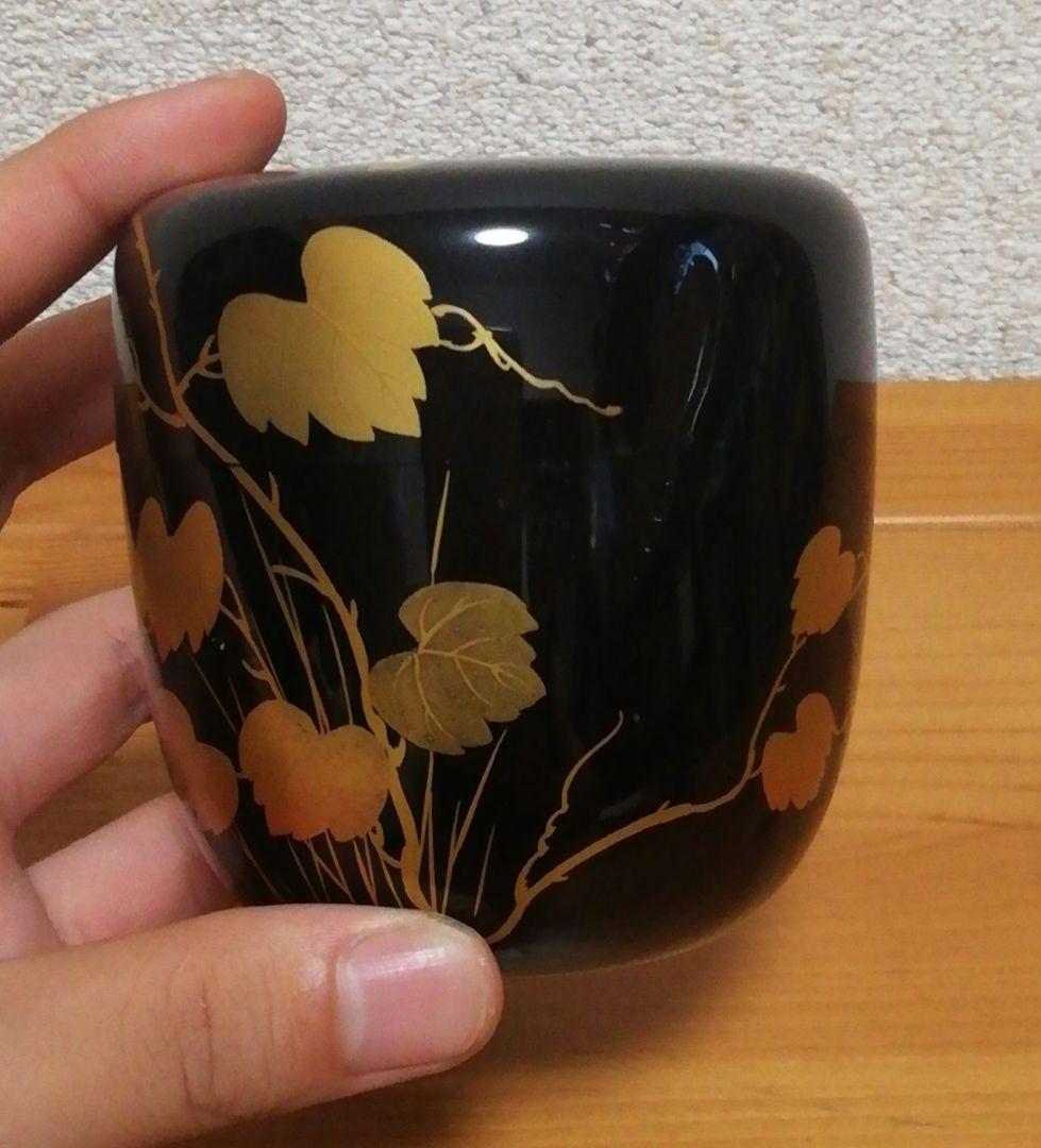 宗偏流　正春作　蔦蒔絵　棗　共箱　茶道具