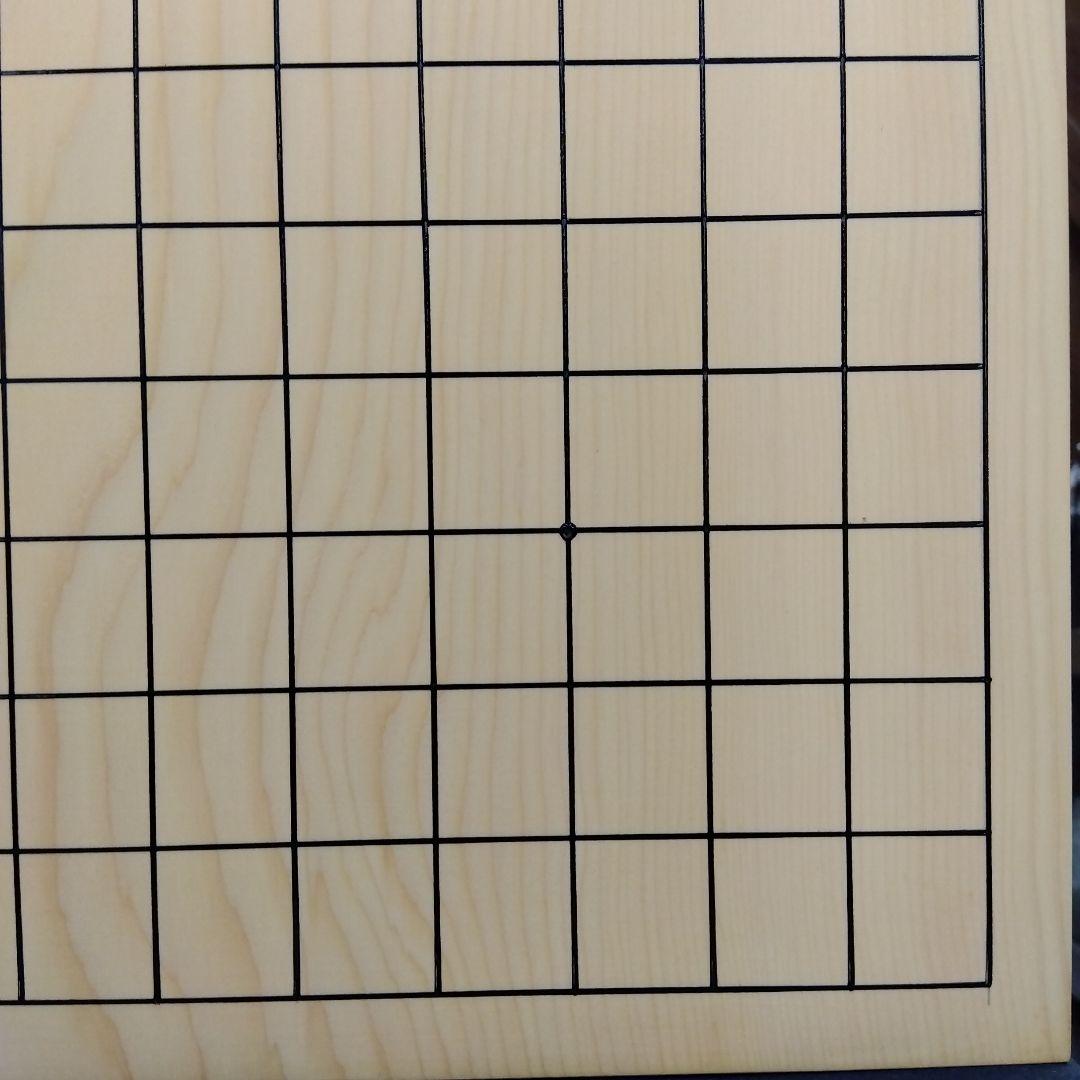 【国産　本榧　5寸碁盤　木表　板目】
