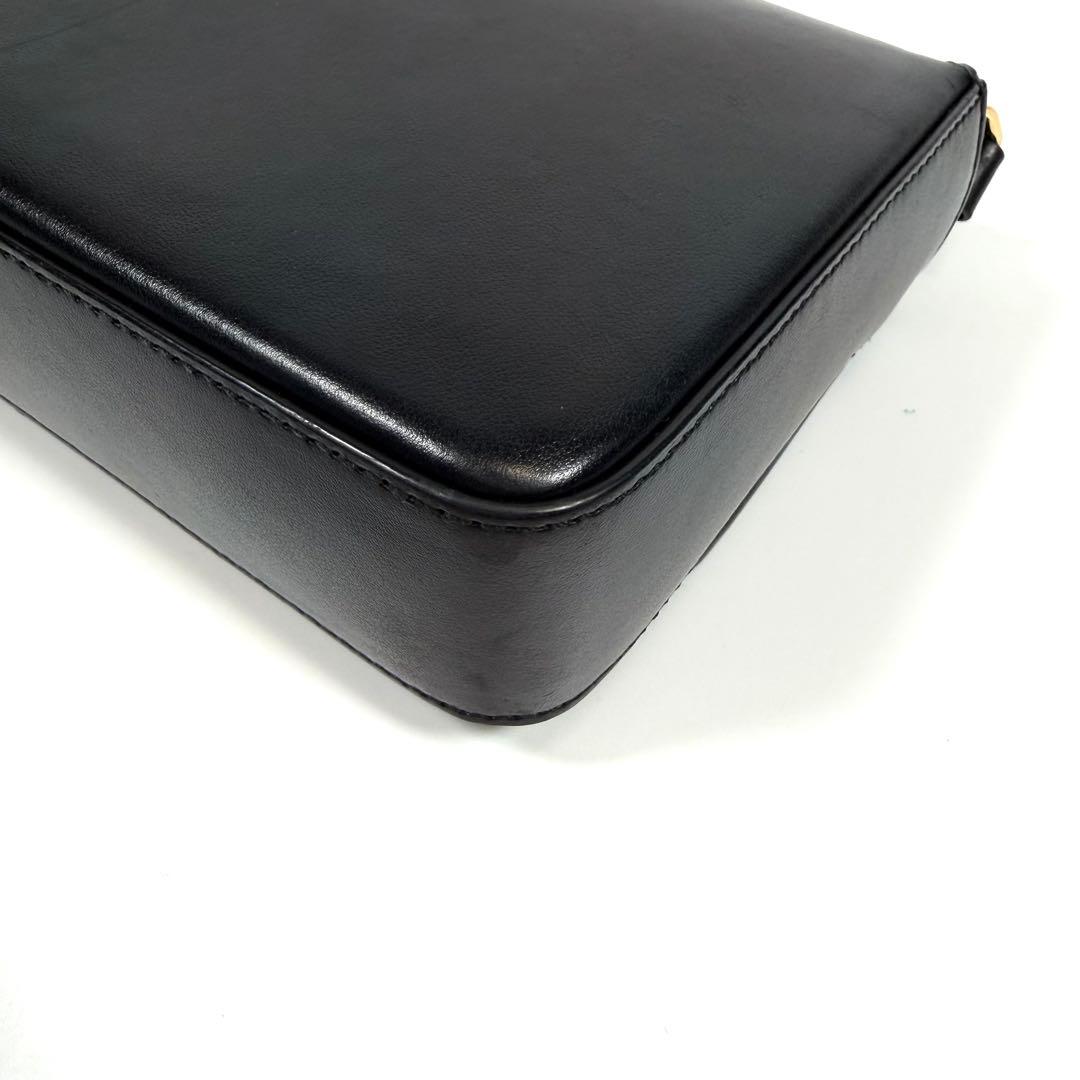 【極美品】バーバリー　ショルダーバッグ　ノバチェック　カーフレザー　PVC