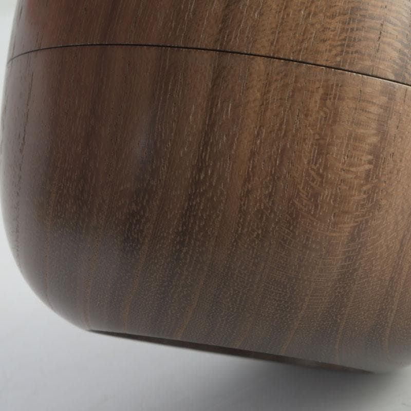 かめ様専用 茶道具 西脇佳三作 轆轤細工 槐 平棗 共箱 V