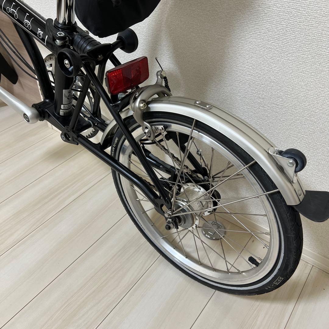 か*じ様 ブロンプトン 折り畳み自転車 M6L 黒