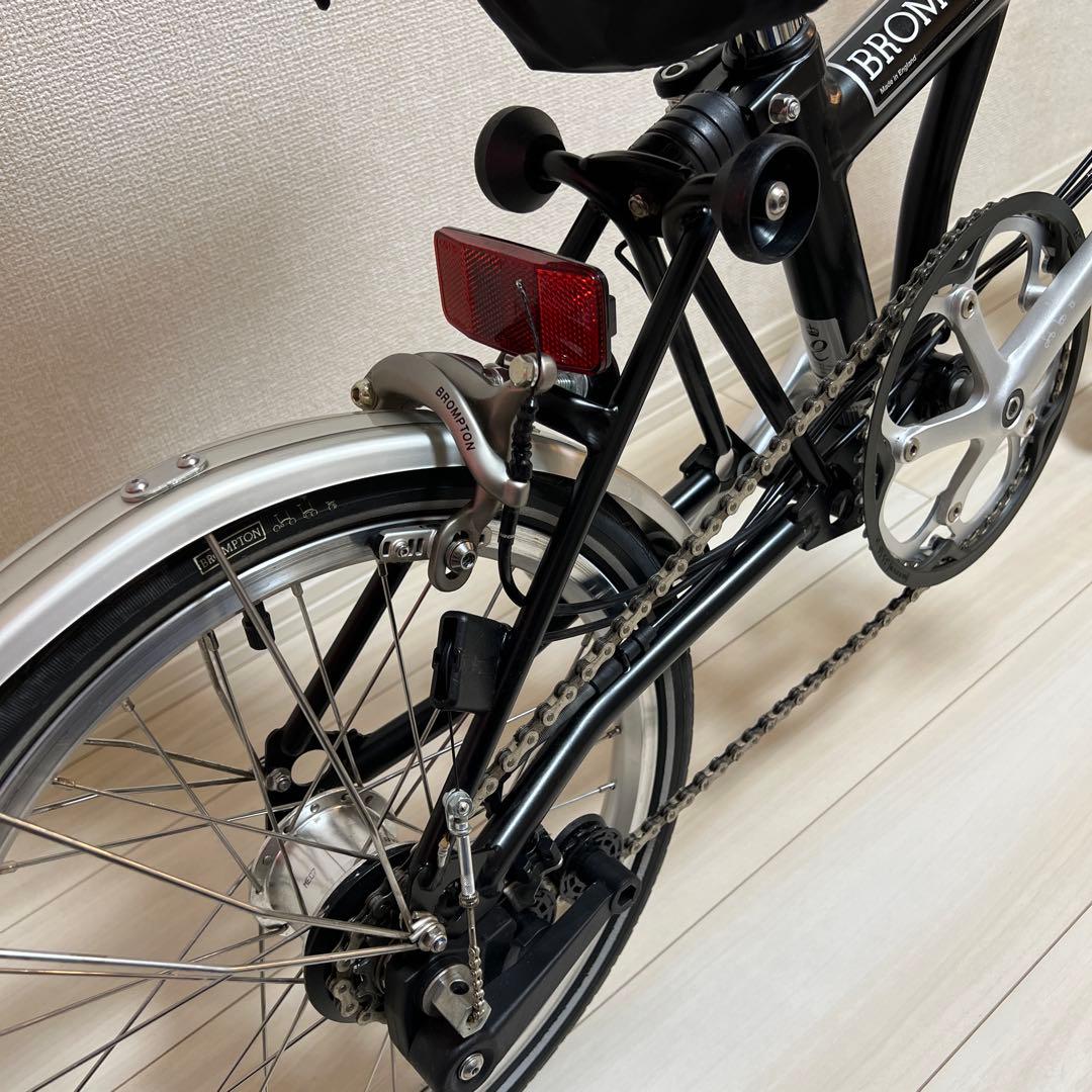 か*じ様 ブロンプトン 折り畳み自転車 M6L 黒