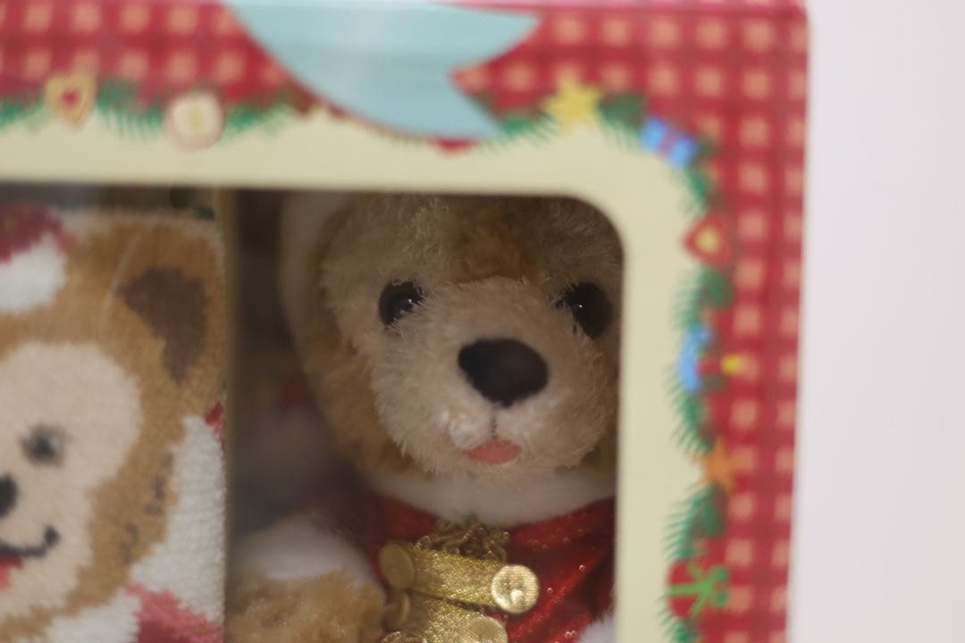 クリスマスダッフィー ぬいぐるみ　オープンマウス　タオルセット