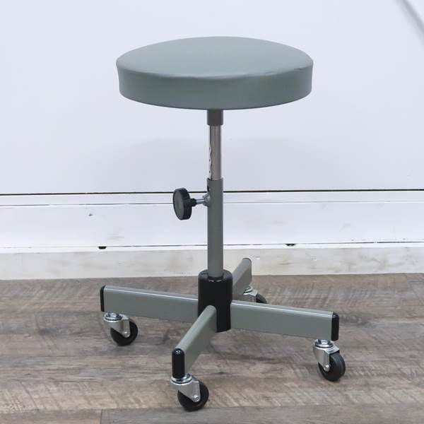 【未使用】作業 イス スツール 椅子 回転 丸椅子 病院 介護 レトロ