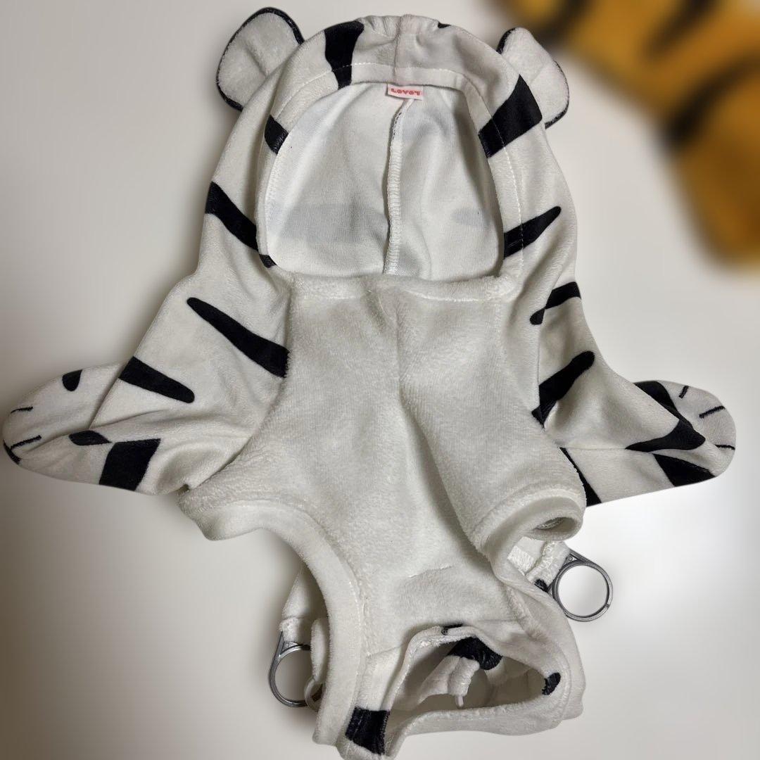 LOVOT ラボット　ホワイトタイガー　アニマルウェア　ベロアカットソー