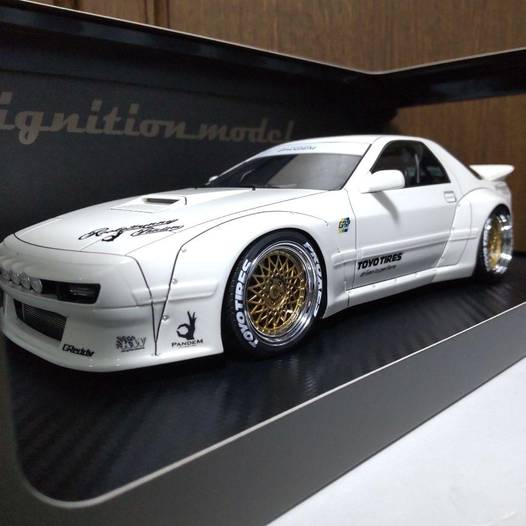 マツダ パンデム RX-7 FC3S ホワイト 1/18 イグニッションモデル