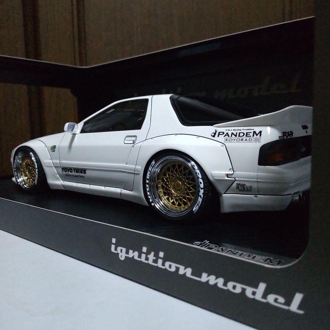 マツダ パンデム RX-7 FC3S ホワイト 1/18 イグニッションモデル