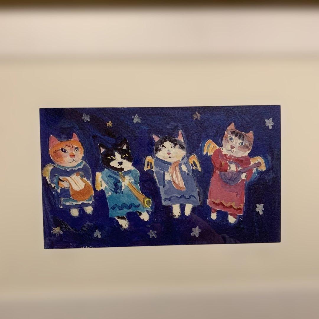 最終】久下貴史 版画 「幼いエンジェル・キャッツ」