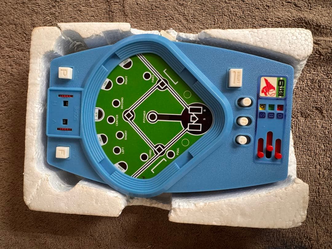 エポック社 野球盤 ベストナイン 整備済 完動品 電池蓋特注 昭和レトロ