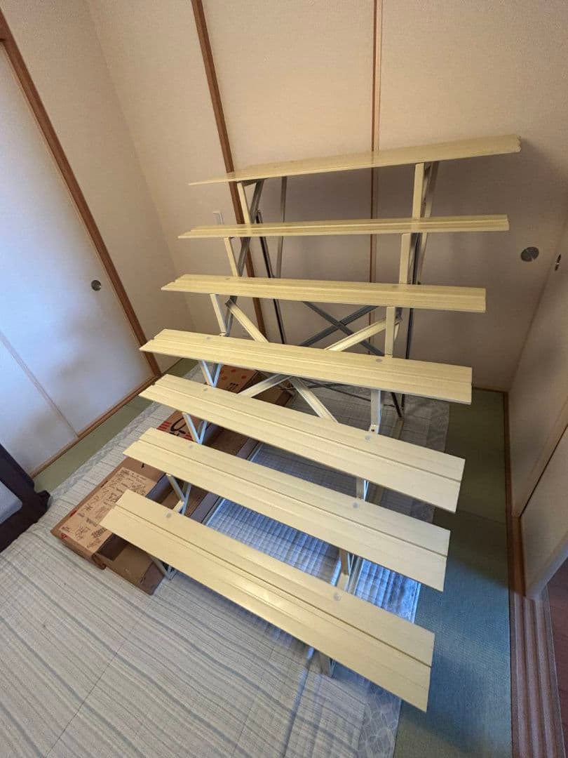 値下げ　下雛壇　スチール　ワンタッチホック式　40号