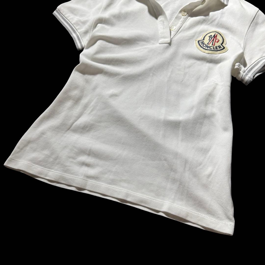 国内正規 00s モンクレール デカワッペンロゴ ポロシャツ y2k平成ギャル