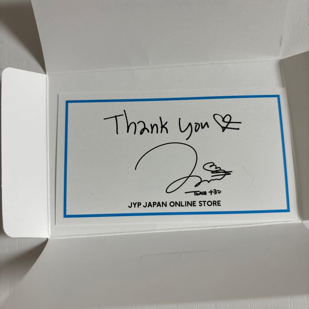 JYP JAPAN ONLINE STORE twice ナヨンサイン入りカード - メルカリ