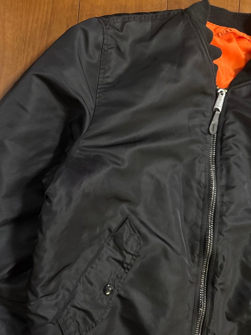 稀少 M-TALL ALPHA MA-1 ブラック 藤原ヒロシ リバーシブル