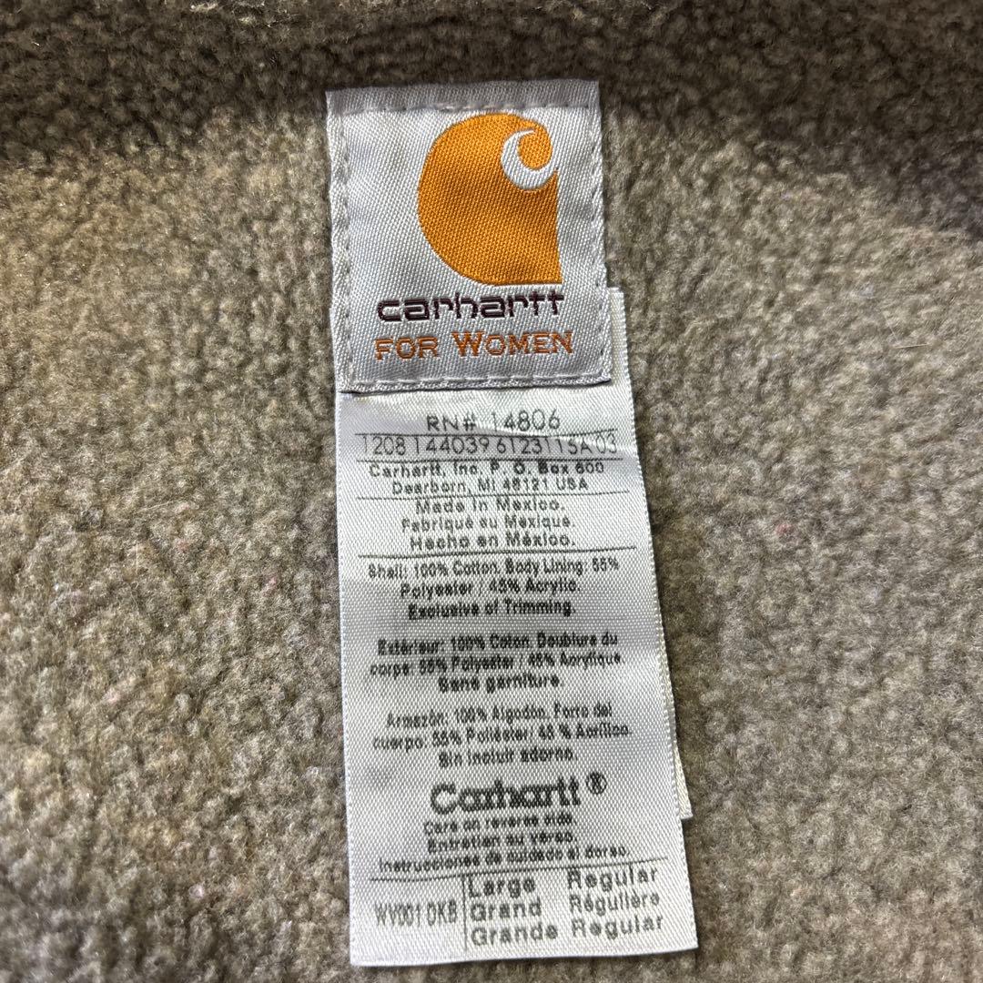 【Carhartt/カーハート】ダックベスト ブラウン　メキシコ製