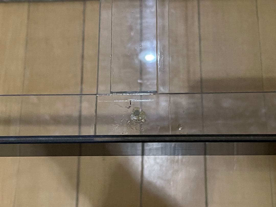 アクリル水槽☆600✕300✕360 黒帯あり 中古