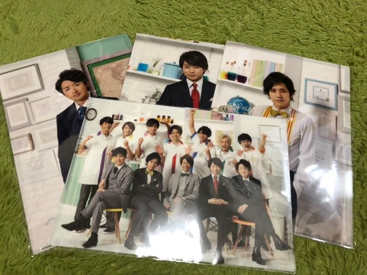 嵐『嵐のわくわく学校』クリアファイル 嵐のワクワク学校 hey say jump