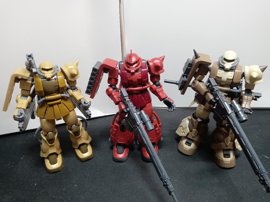 ガンプラジャンク品組立済み完成品 組み立て済みガンプラ HG 3個セット