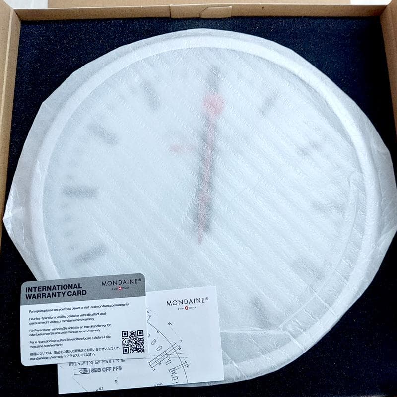 モンディーン　MONDAINE　掛け時計 　25cm　A990　16SBB