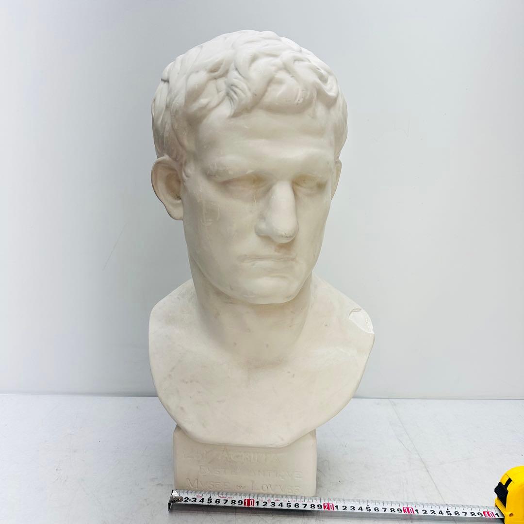 アグリッパ胸像　石膏像 石膏像 アグリッパ K-162 アグリッパ胸像（丸） - 日本で唯一の石膏像