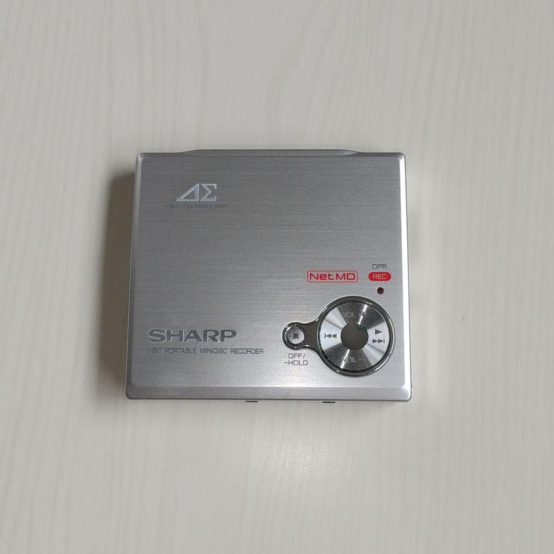 SHARP 1-BIT ポータブル MD レコーダー IM-DR80-S オンライン
