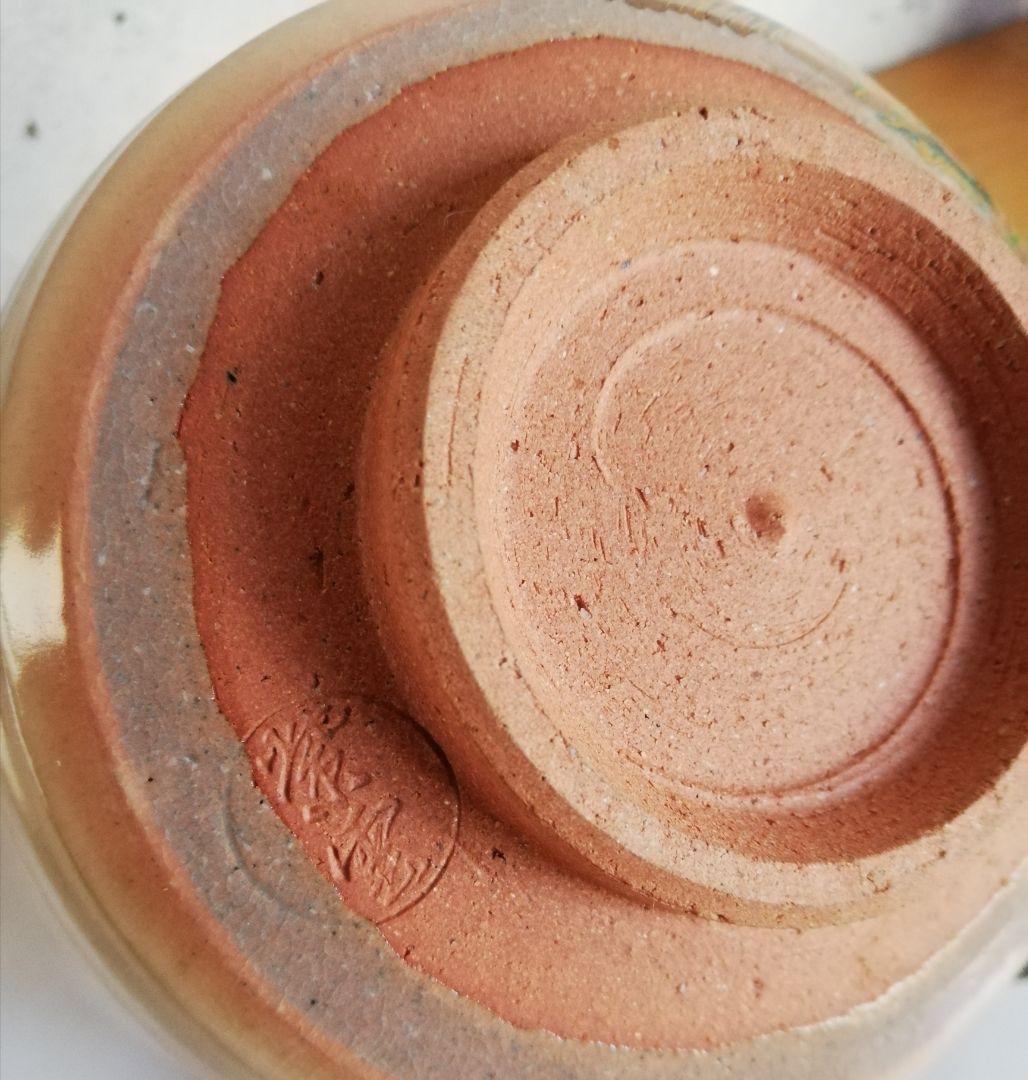 茶道具 寒牡丹 茶碗 ＆ 鋳銅蓋置 NO317 - メルカリ