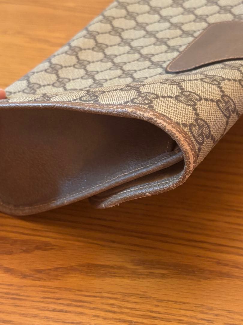 GUCCIグッチ オールドグッチ セカンドバッグ シェリーライン GG柄　PVC