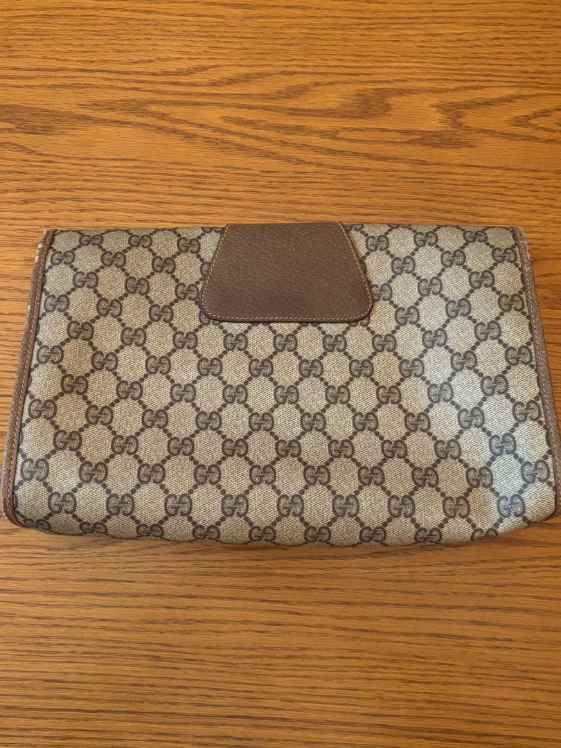 GUCCIグッチ オールドグッチ セカンドバッグ シェリーライン GG柄　PVC