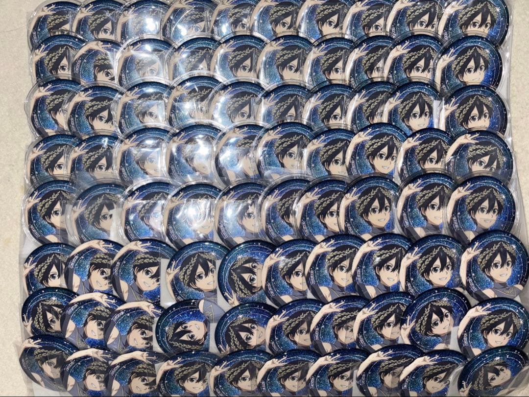 ソードアート・オンライン SAO カラ鉄 キリト 缶バッジ カラオケの鉄人 ソードアート・オンライン SAO カラ鉄 キリト 缶バッジ カラオケの鉄人