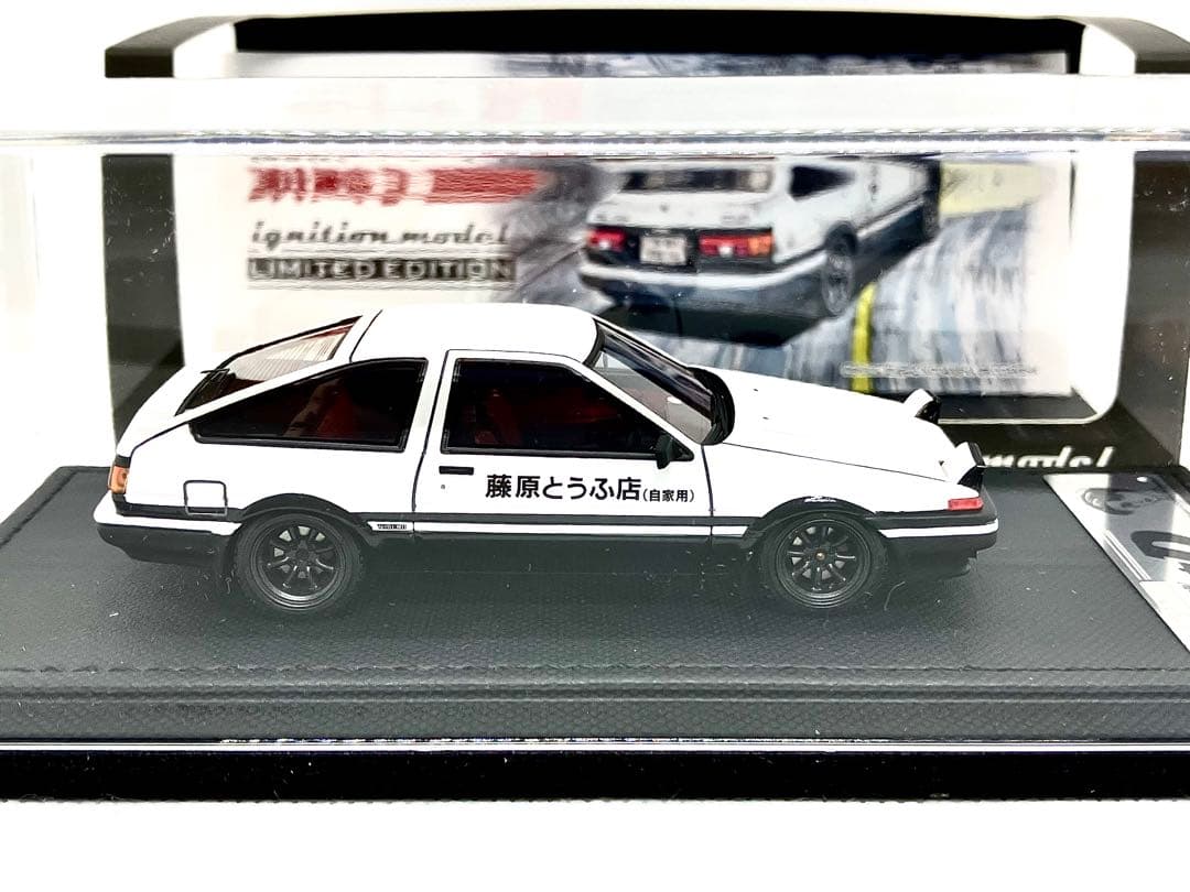 1/43★イニシャルD★トヨタ スプリンタートレノ★AE86★頭文字D★藤原拓海