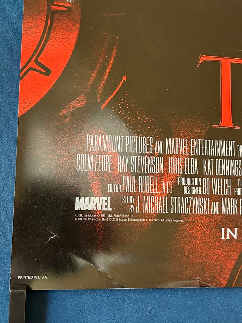 マイティ・ソー　USオリジナル映画ポスター