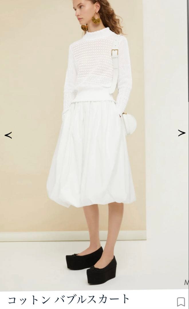 限定お値下げ♡ patou コットンバブルスカート　バルーンスカート