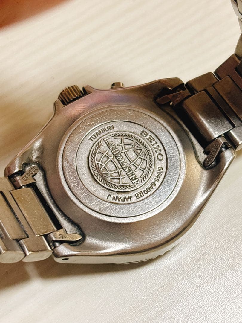 セイコー 5M45-6A00 ランドマスター チタン AGS